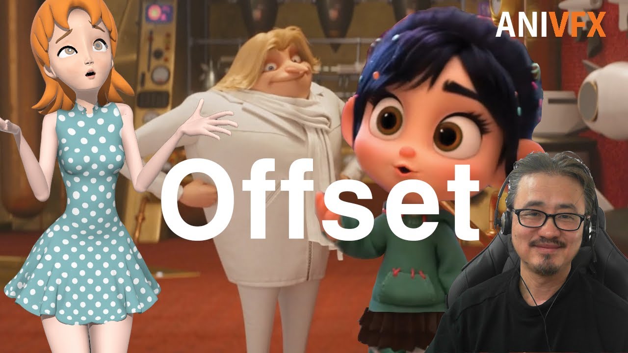 Maya 이남국의 애니메이션 이론 Offset (시간차에 따른 포즈의 시작과 완성)/ 이남국의 MAYA 온라인 강좌
