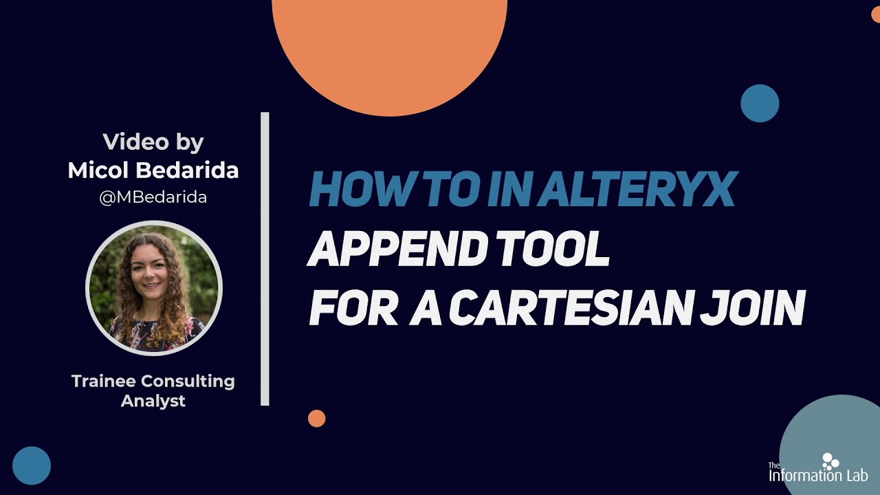 How to in Alteryx in 5 mins: Use the Append Tool to Create a Cartesian Join