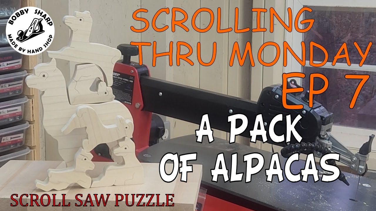 A Pack of Alpacas Scroll Saw Puzzle | Bobby Sharp