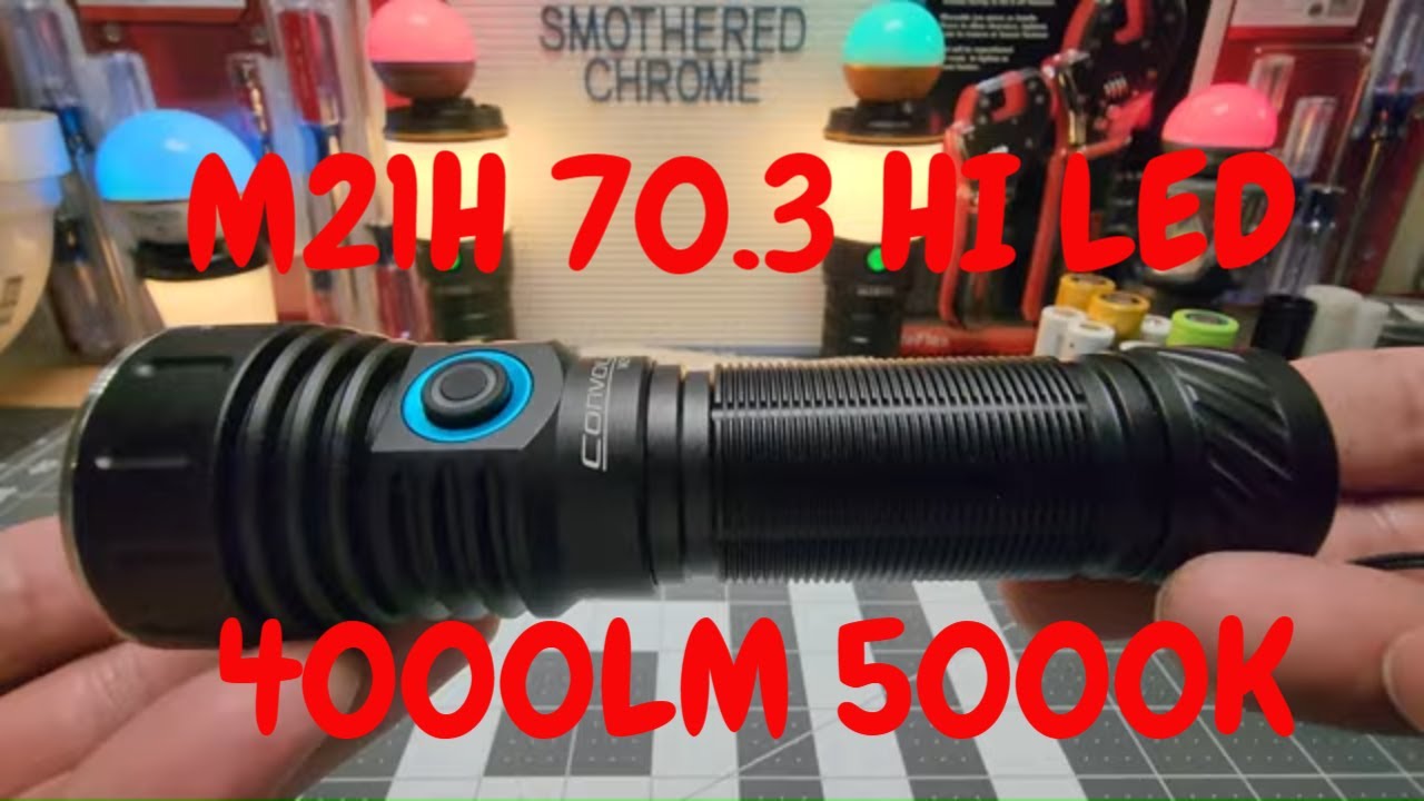 CONVOY M21H NEW RELEASE XHP70.3 HI LED TIR LENS 4000LM 5000K
