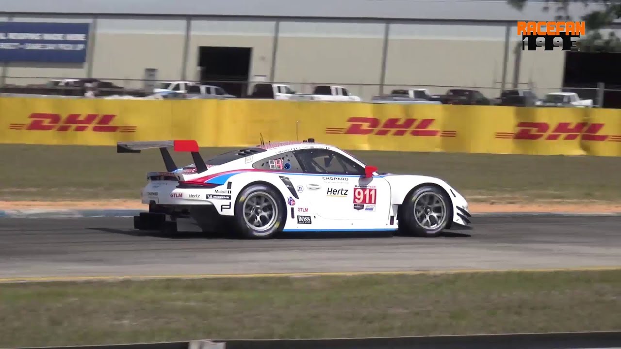 Porsche 991 RSR pure loud Sound Sebring Interational Raceway