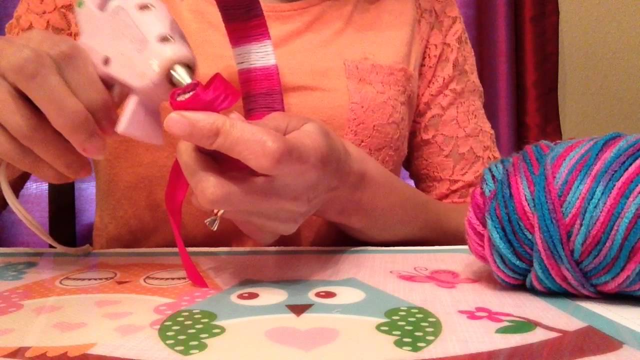 Rainbow Loom & Yarn Headbands (made without a loom)