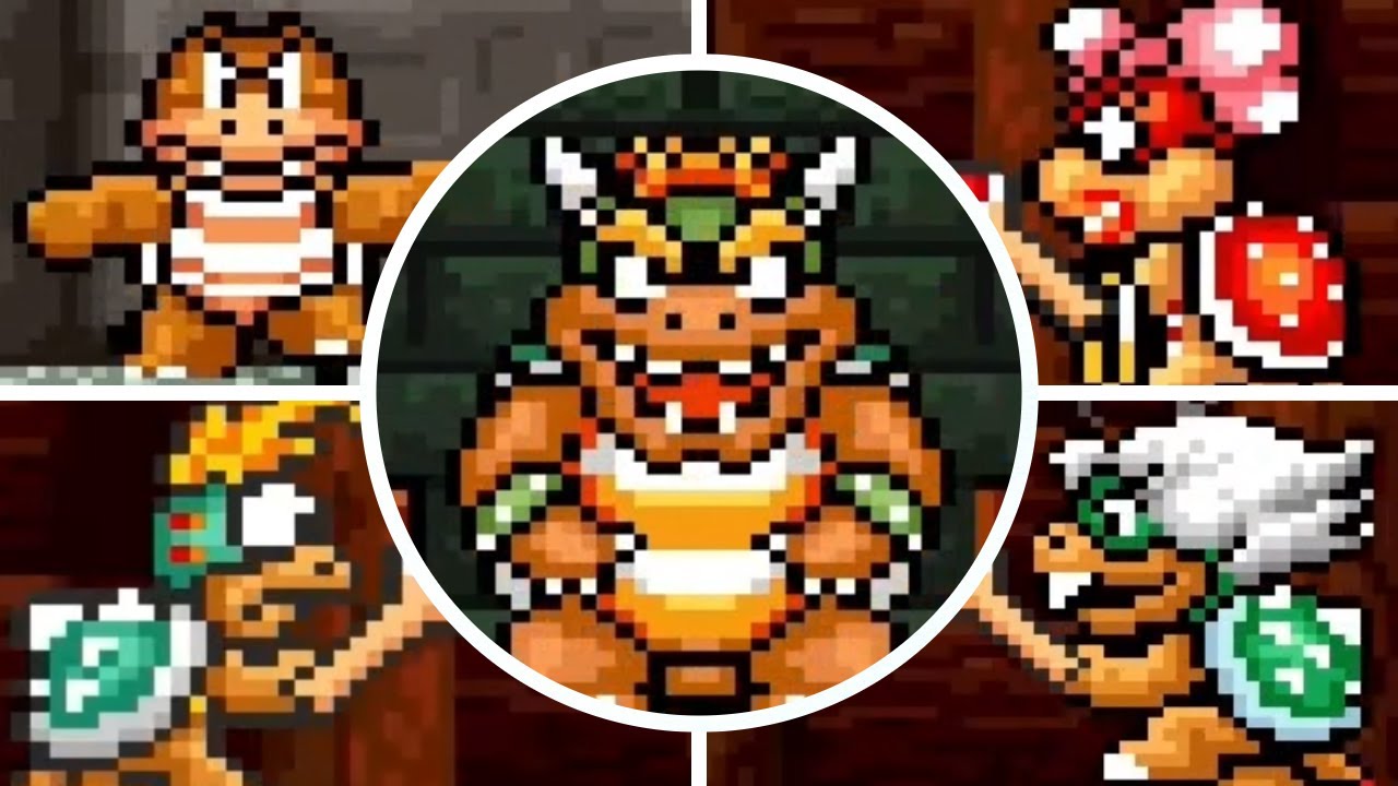 Super Mario Bros. 3 {All Stars} - All Bosses