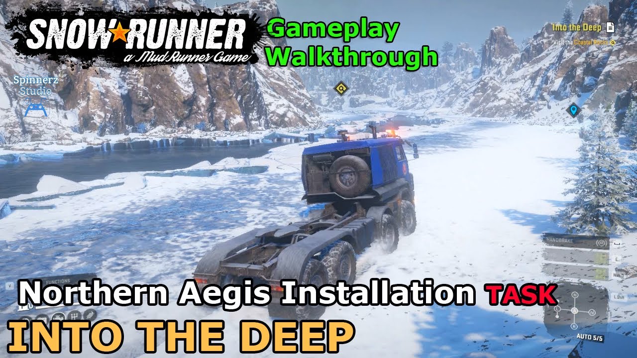SnowRunner - Into the Deep | Northern Aegis Installation Task - Amur, Russia - Phase 4