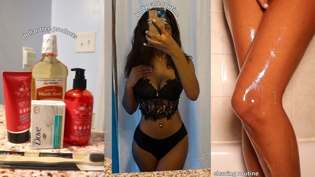 AFFORDABLE SHOWER ROUTINE | DOLLAR TREE EDITION | THE BEST BODY + SELF-CARE TIPS | FEMININE HYGIENE