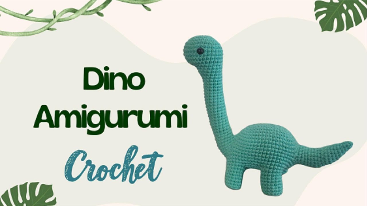 Dinosaurio / Crochet / Paso a Paso / Amigurumi / Brontosaurio