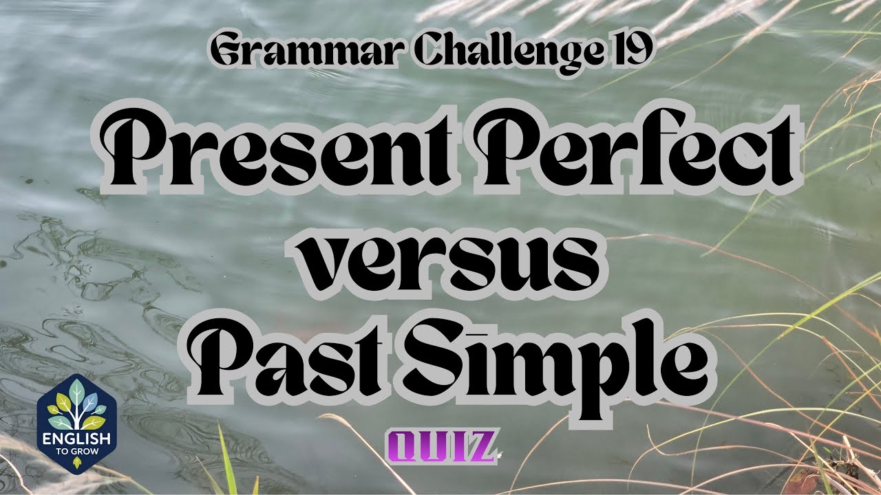 Grammar Challenge 19 - Quiz (Present Perfect & Past Simple) #English #grammar #tenses #video