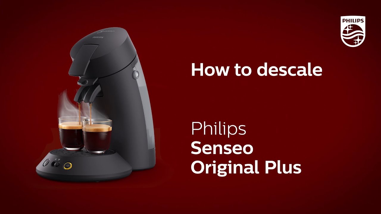 How to descale the SENSEO&reg; Original Plus Coffee pad machine