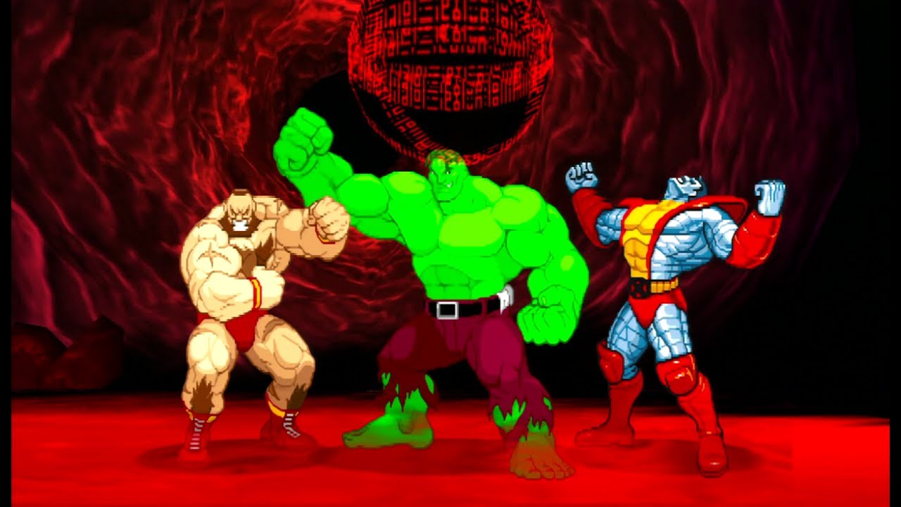 Marvel VS Capcom 2 — Халк/Колосс/Зангиев — прохождение на уровне сложности «Эксперт»