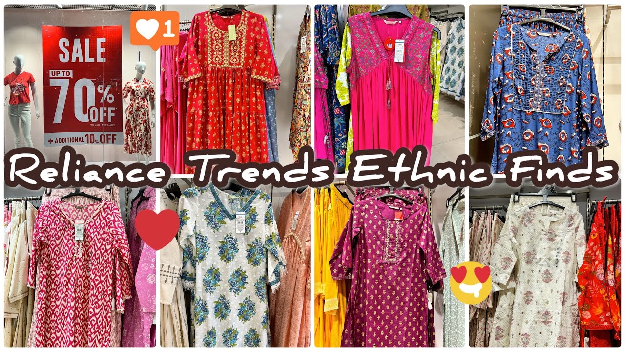Reliance Trends Festive Collection | Trends Affordable Kurtis Under 499/-| Trends Sale Upto 70% Off 