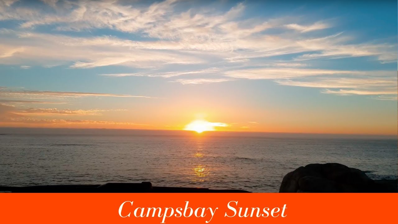 Sunset in Camps Bay, Cape Town. Enjoy !