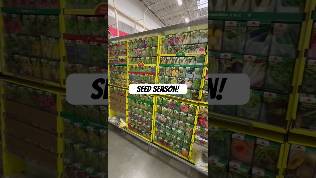 Garden seeds are on shelves!