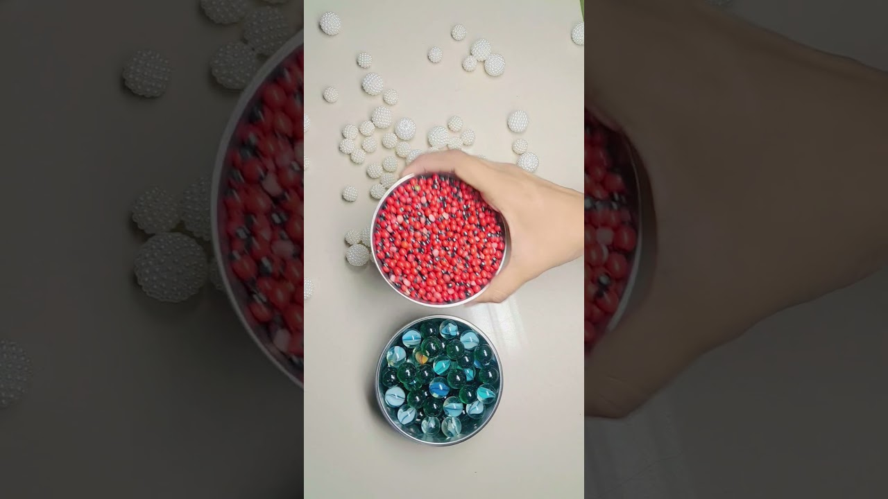 Satisfying Marble ASMR (Oddly Satisfying Beads) #satisfying #shorts