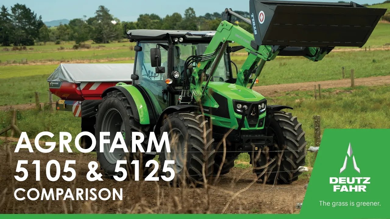 Deutz Fahr Agrofarm 5105 & 5125 Comparison