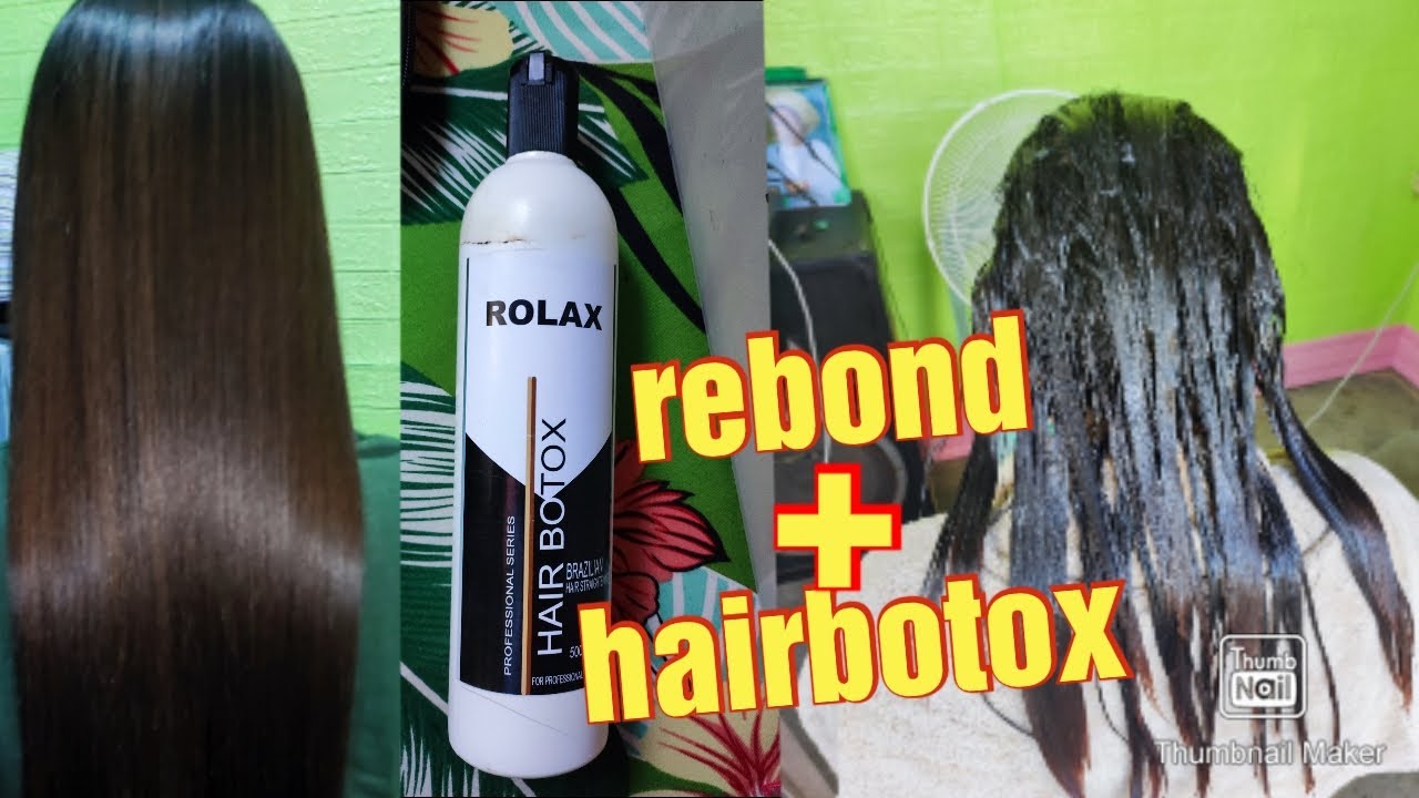 HOW TO USE HAIR BOTOX TREATMENT AFTER REBONDING PROCEDURE