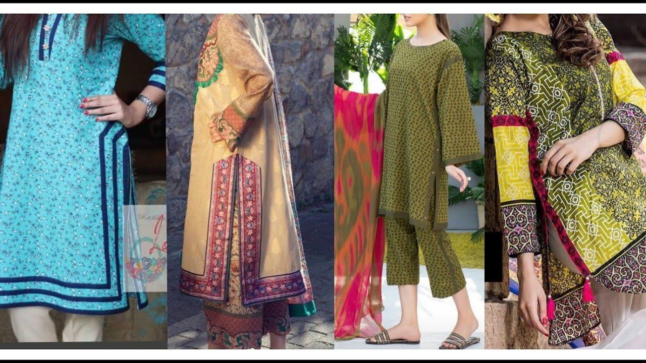 Latest side chalk/chaak design 2022...designer slit ideas for lawn @stylewithzarnish1031