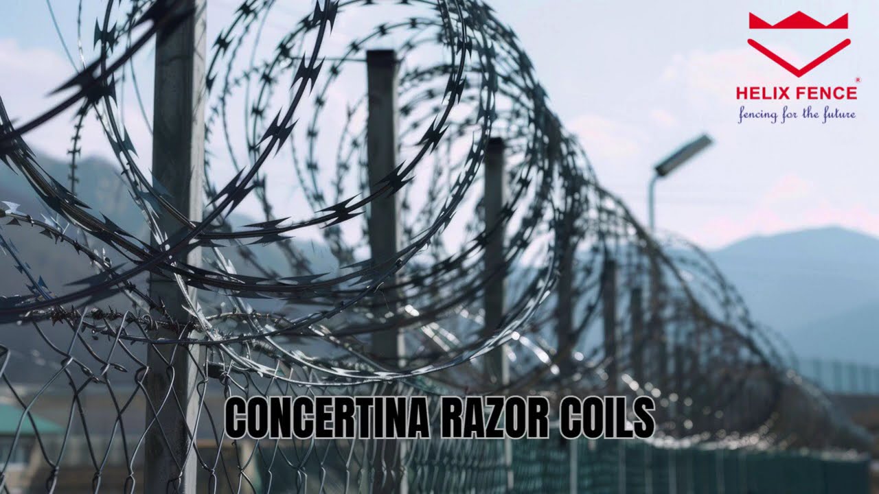 helix Concertina razor coils #barbedwire #bangaluru #fencing