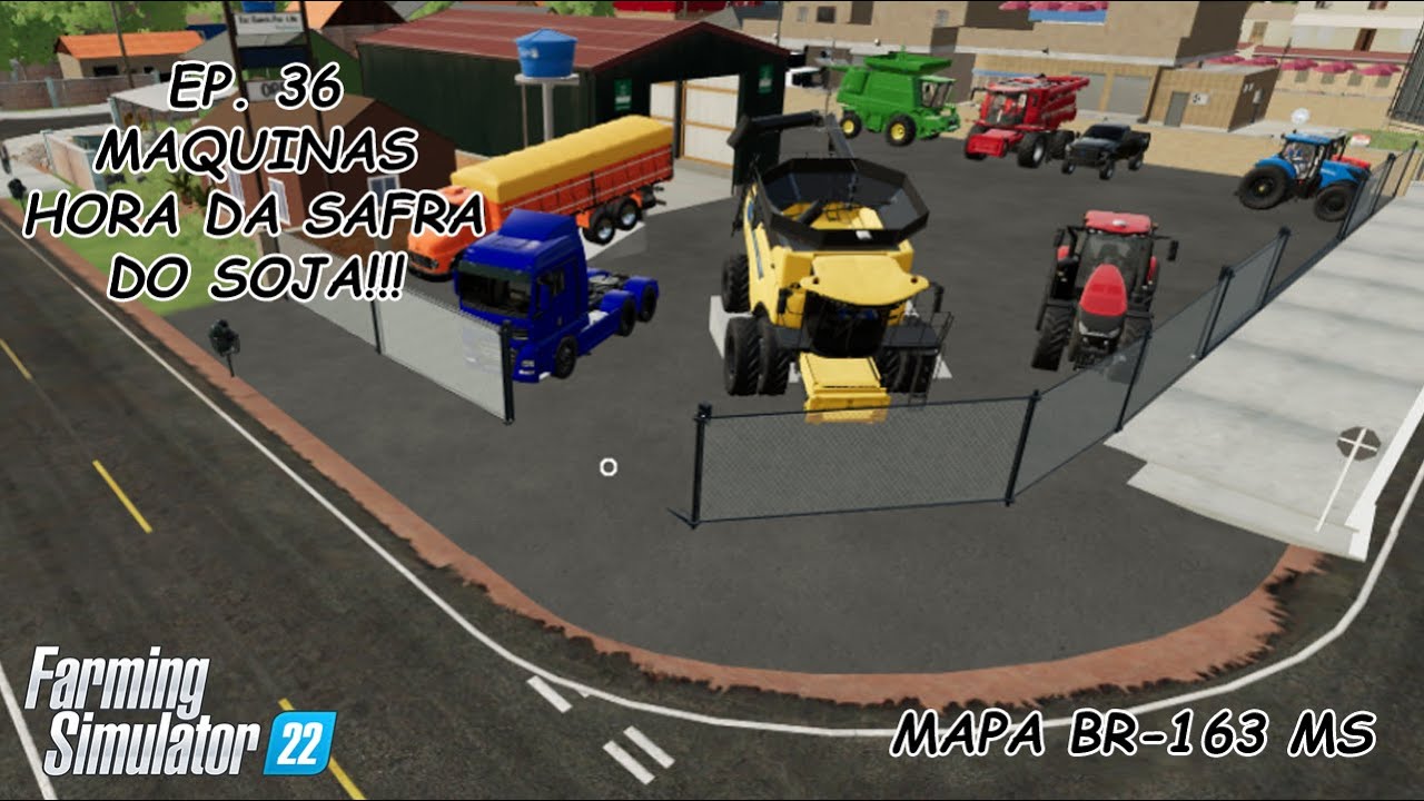 FS22 - Mapa BR-163 MS - EP. 36 - Investimos pesado, silo, colheiradeira e caminhão MB 1313