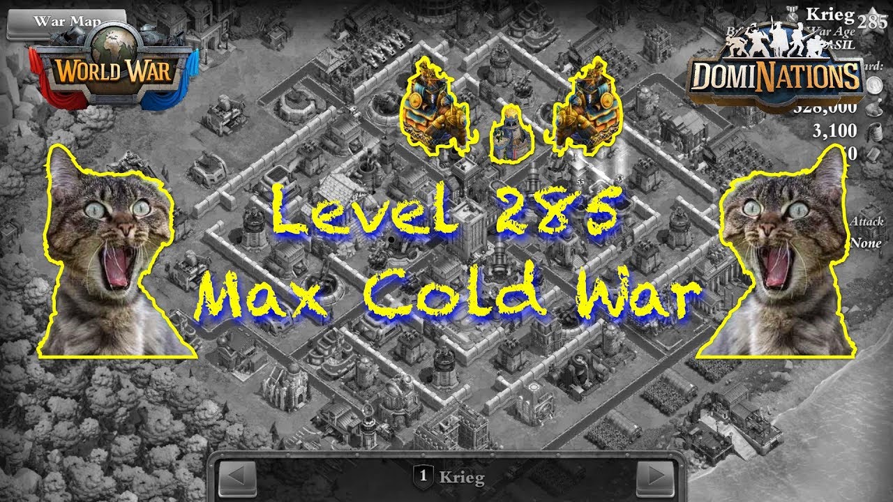 DomiNations War Attack vs Krieg | L285 | GUERRA BRASIL | Happy New Year! | 2018.01.04