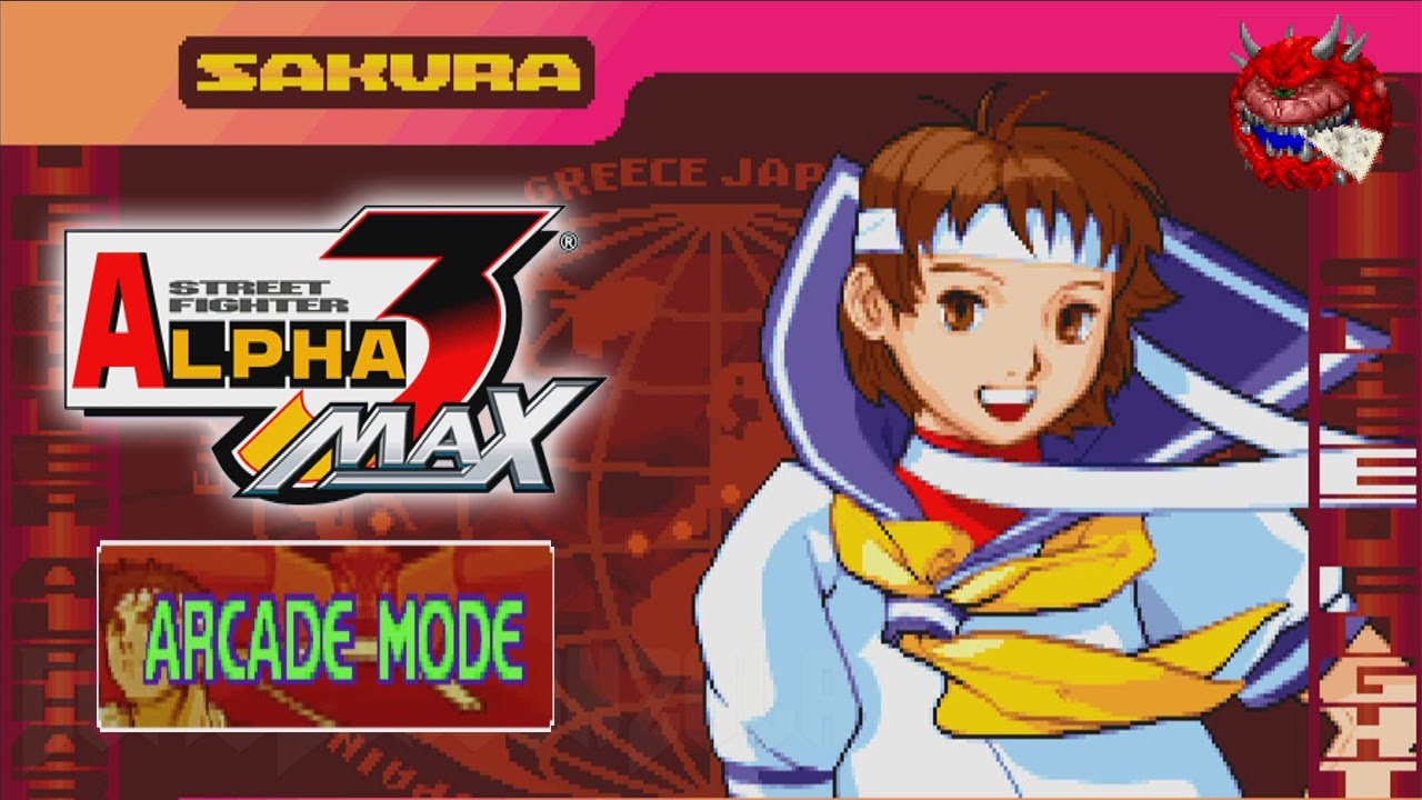 Sakura (Arcade) - Street Fighter Alpha 3 Max