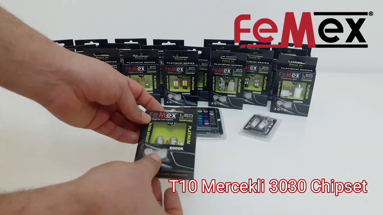 FEMEX T10 MERCEKLI 3030 CHİPSETLİ  1smd Led Amp&uuml;l &Uuml;r&uuml;n Tanıtım Videosu