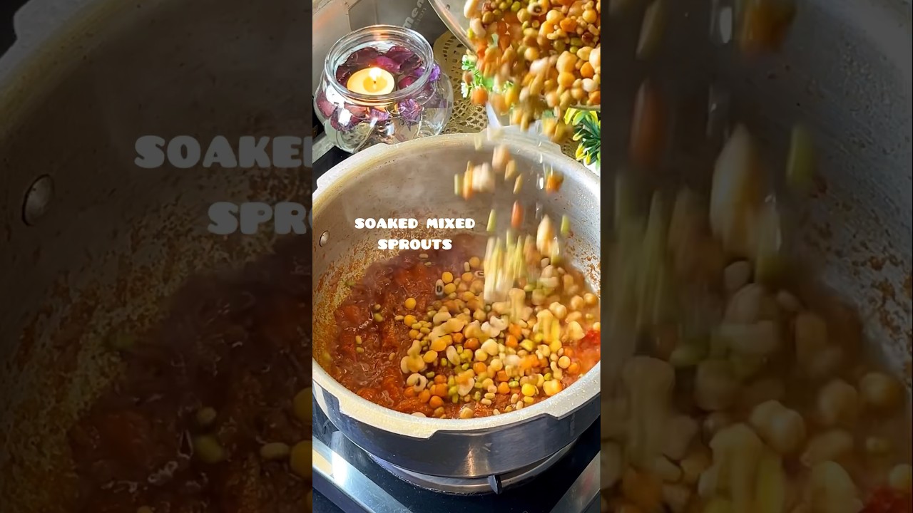 mix sprouts ki sabji | bhel bhal ki sabji #sproutsrecipes #newfoodshorts #newshorts #youtubeshorts