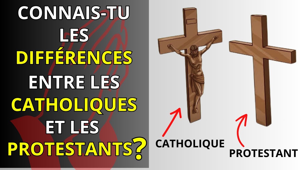 Diff&eacute;rences entre la Religion CATHOLIQUE et la Religion PROTESTANTE - Regardez la VID&Eacute;O!👀
