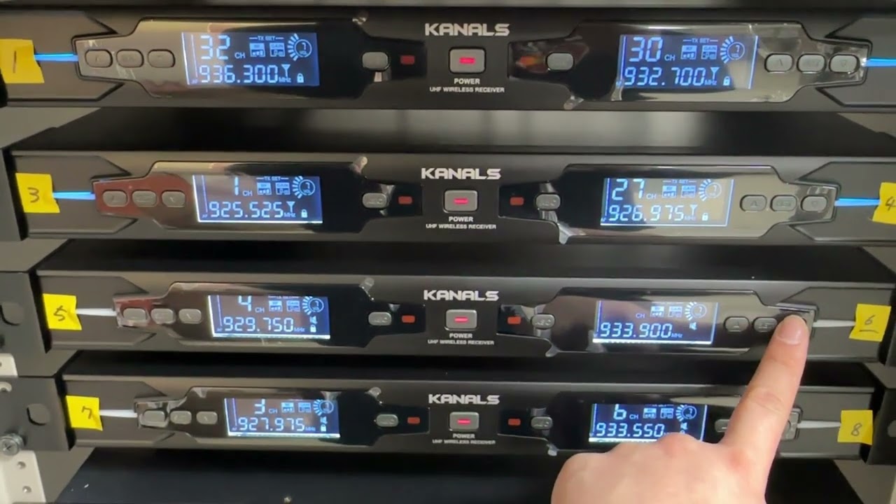 카날스 BK-820N 혼선시 채널변경 방법 - 원플러스선교회