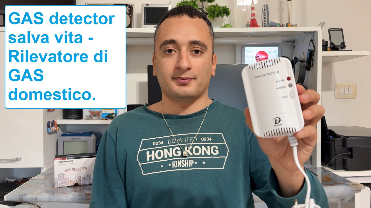 Recensione allarme domestico per perdite GAS - GAS detector tutorial - Home security