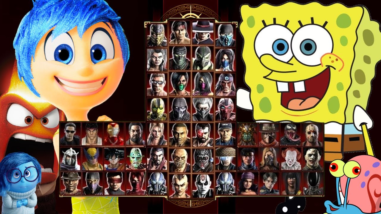 Mortal Kombat 9 - JOY & SPONGEBOB SQUAREPANTS - Expert Tag Ladder - Gameplay @(1080p) - 60ᶠᵖˢ ✔