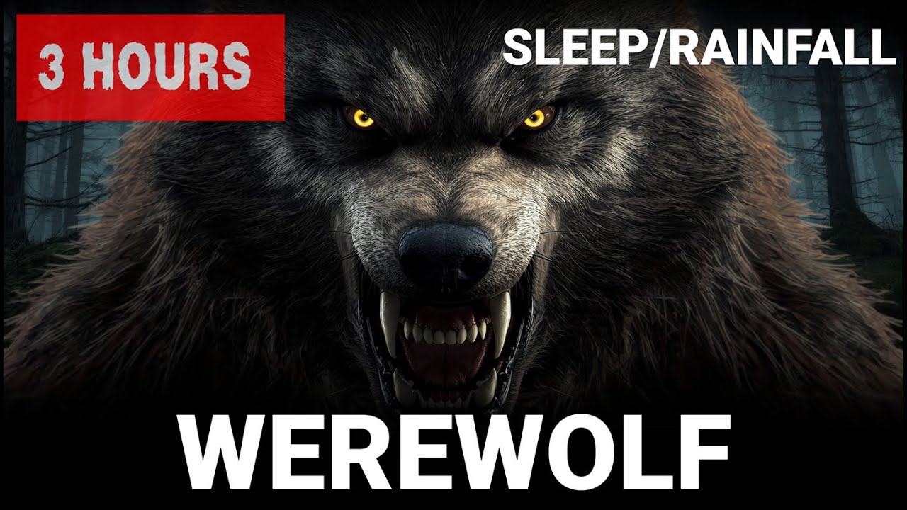Werewolf Horror Stories for Sleep | 3 Hours (Rain) | Footsteps Beside Mine