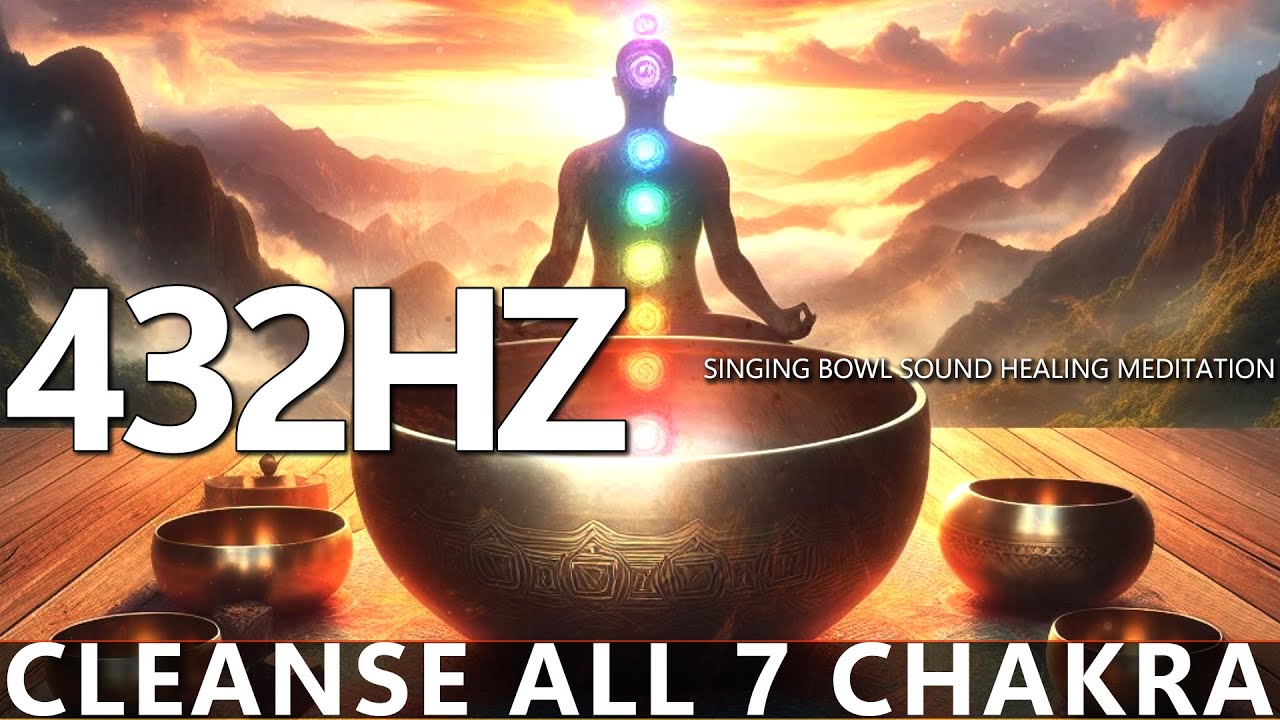 Seven Chakras Singing Bowl Meditation(432Hz) | Cleanse all 7 Chakra With Singing Bowl Sound Bath
