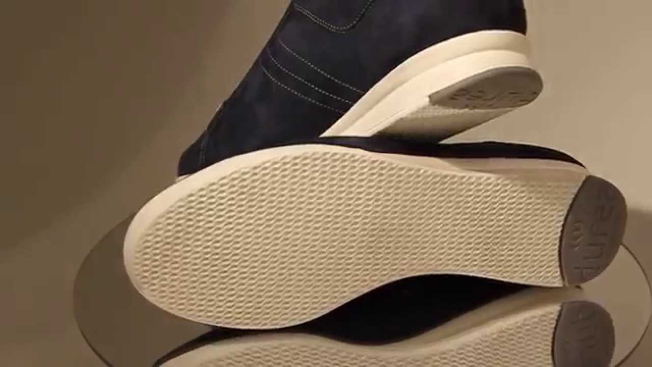 Durea 6106 678 5106 veterschoen - Donkerblauw nubuck, wijdte E, H en K
