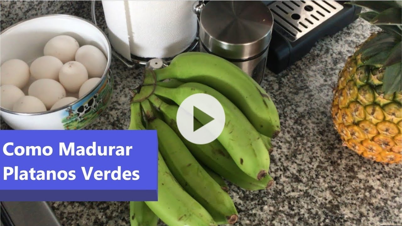 Método 1 Hacer Madurar los Plátanos Verdes