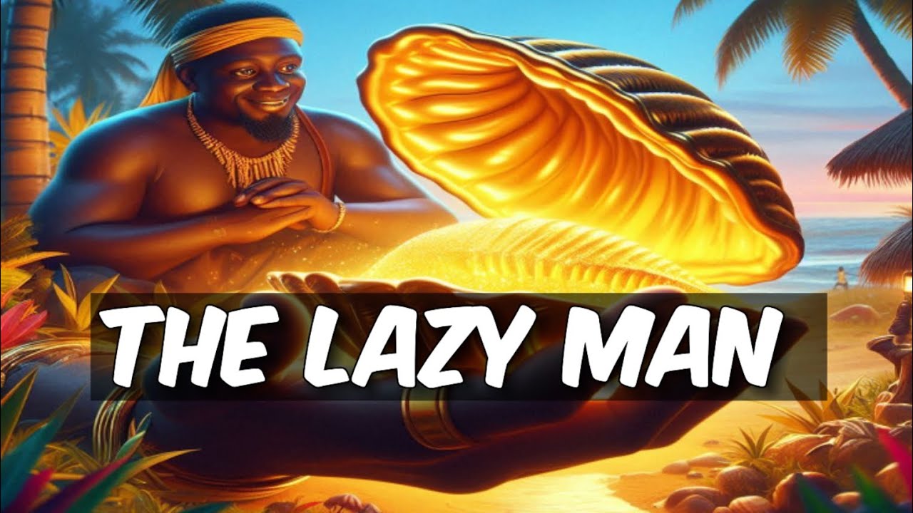 THE GOLDEN COWRY SHELL. (THE STORY OF THE LAZY MAN)