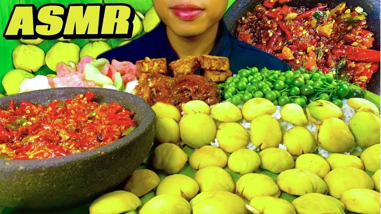 ASMR JENGKOL, SARDEN, LEUNCA, TEMPE, SAMBEL PEDAS MUKBANG INDONESIA