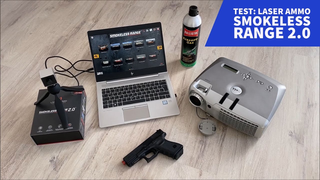 Laser Ammo Smokeless Range 2.0 – Unterhaltung und Trockentraining für Zuhause?