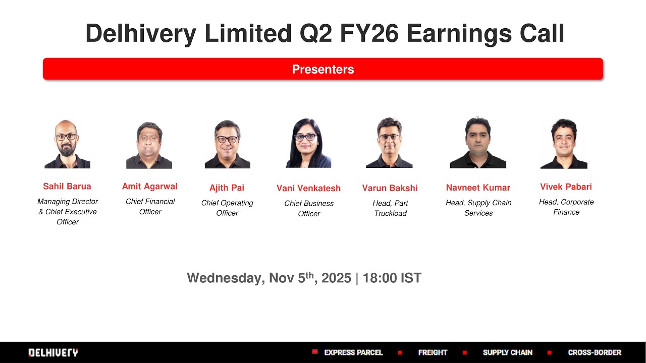 Delhivery Ltd Q2 FY26 Earnings Call