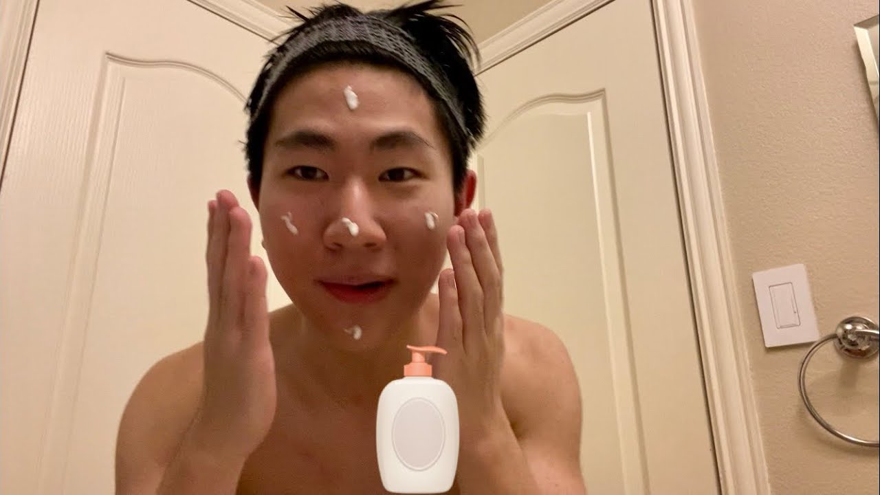 [eng sub] 쉽고 간단한 남고딩 스킨케어! | My easy morning skincare routine!