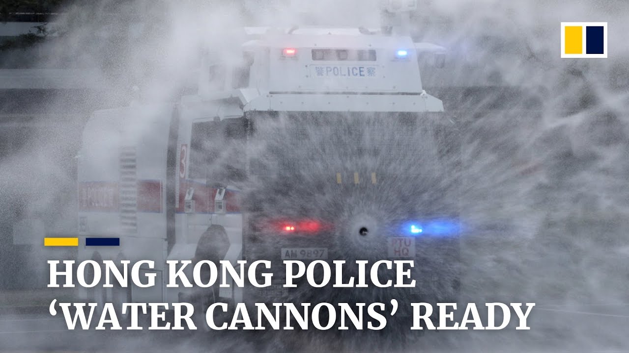 Hong Kong Police’s new ‘water cannon’ anti-riot vehicles ready for deployment on city streets
