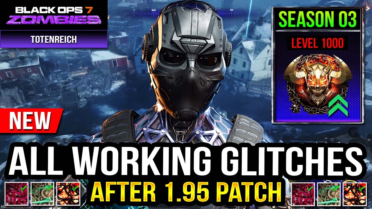 BO7 Zombies ★ NEW Totenreich All Working Glitches After Patch (Update 1.95)