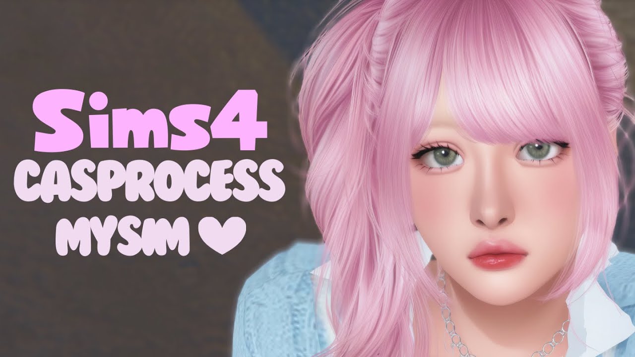 The Sims 4 CAS |  Gyaru Girl ver.2 💖CC & TRAY