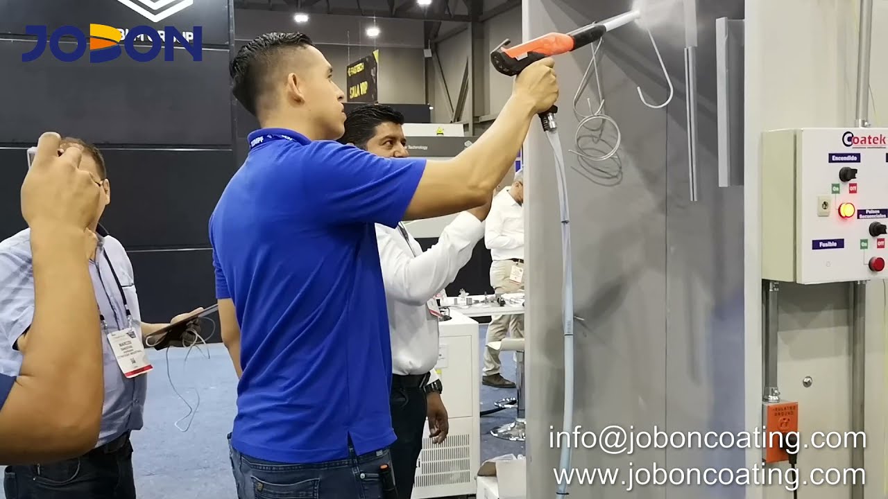What is a high-performance electrostatic powder spray gun? C-slot electrostatic powder coating.