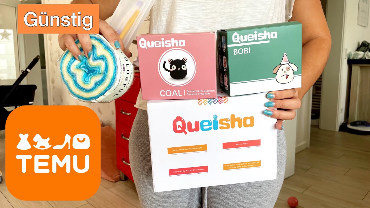 TEMU Haul | Häkelset und wolle + Nächste Häkelanleitung | Mary Crochet