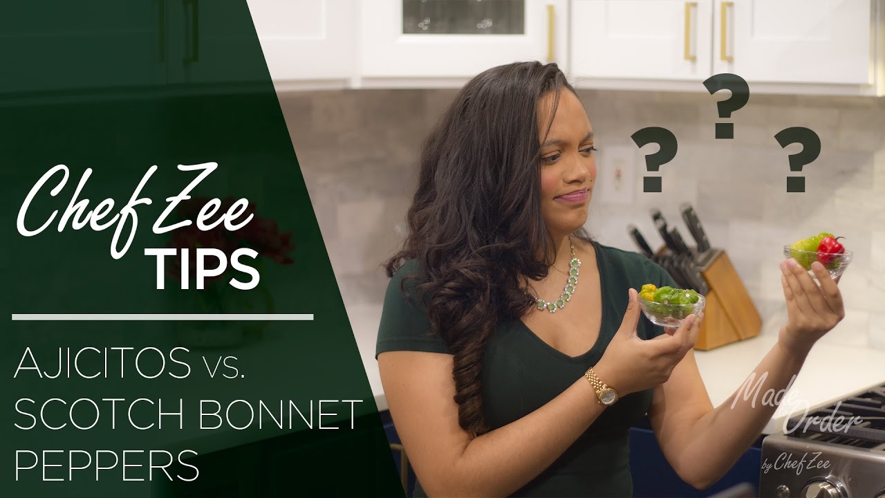 Ajicitos vs. Scotch Bonnet Peppers | Cooking Tips | Made to Order | Chef Zee Cooks
