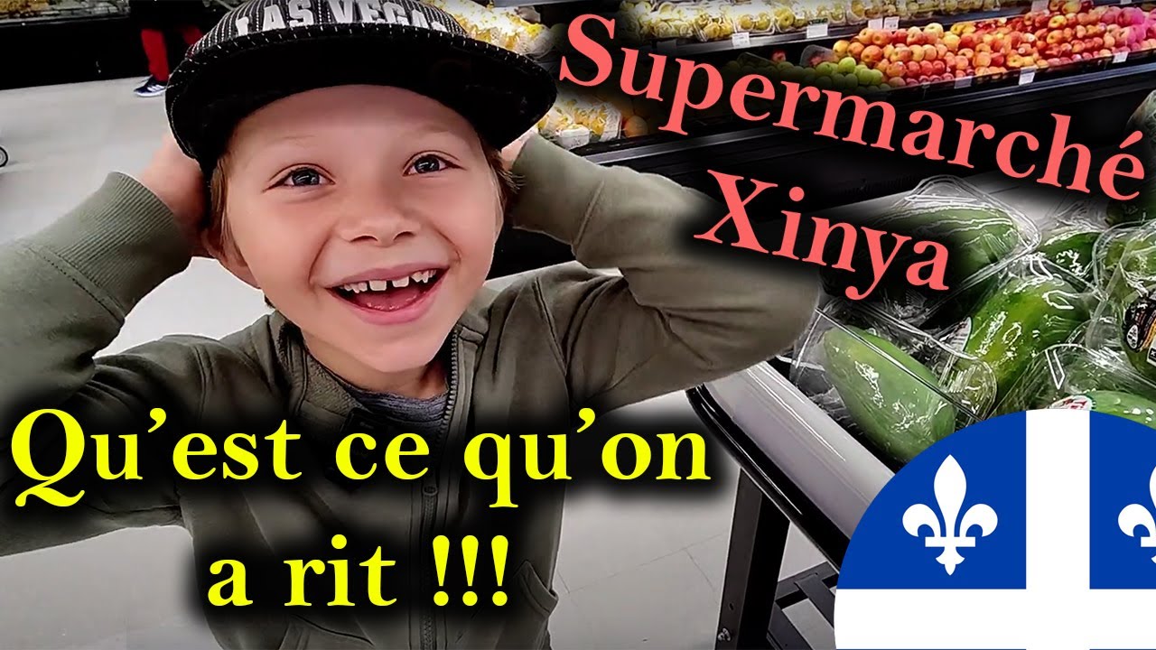 Découverte du supermarché asiatique Xinya à Québec, venez tester les produits avec nous !!