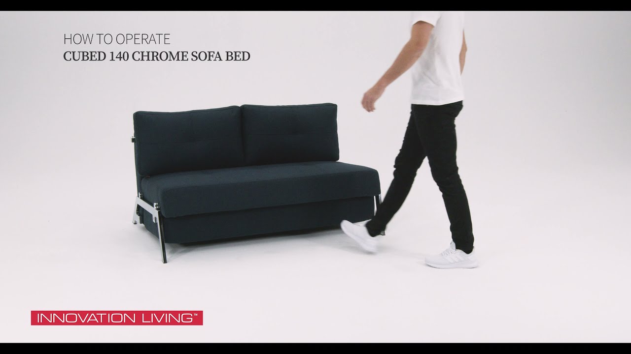 Cubed 140 Chrome Sofa Bed - How To Operate