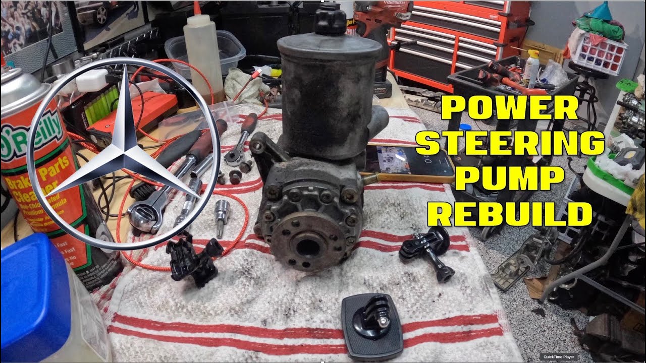 Mercedes TANDEM Power Steering Pump Rebuild for my 1995 E320 Wagon
