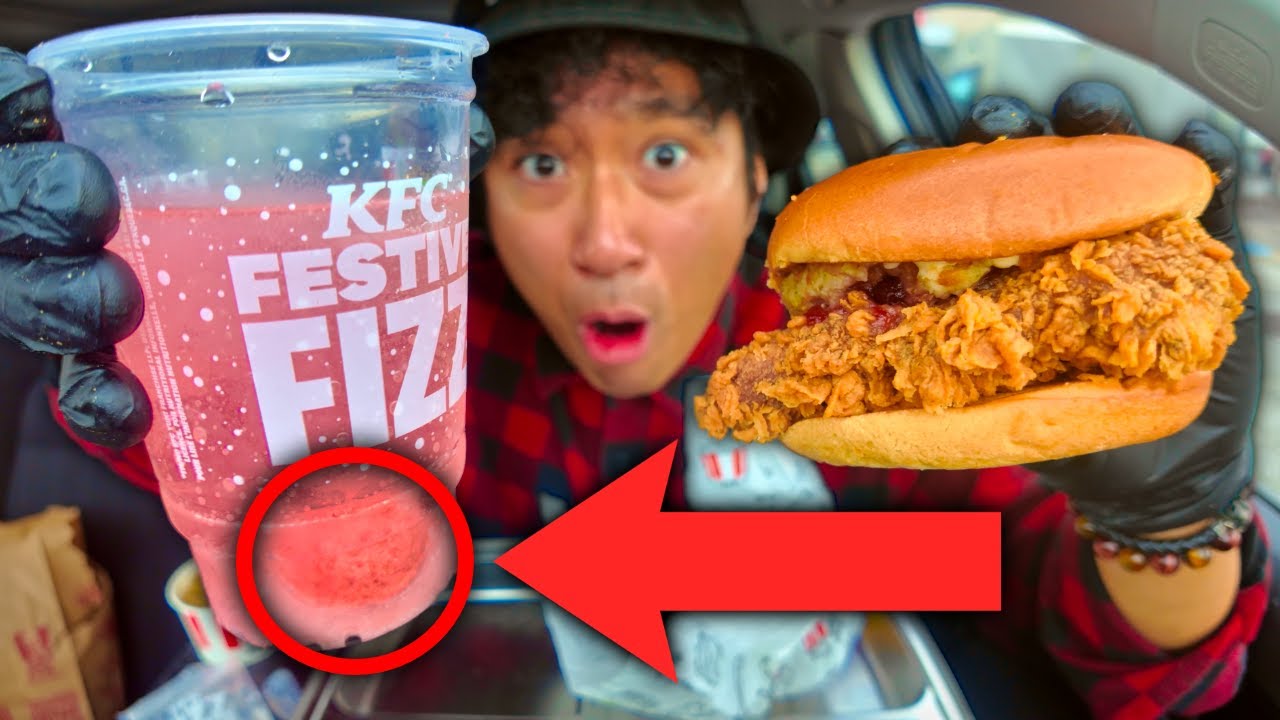 Новое праздничное меню KFC и напиток Fizz Bomb