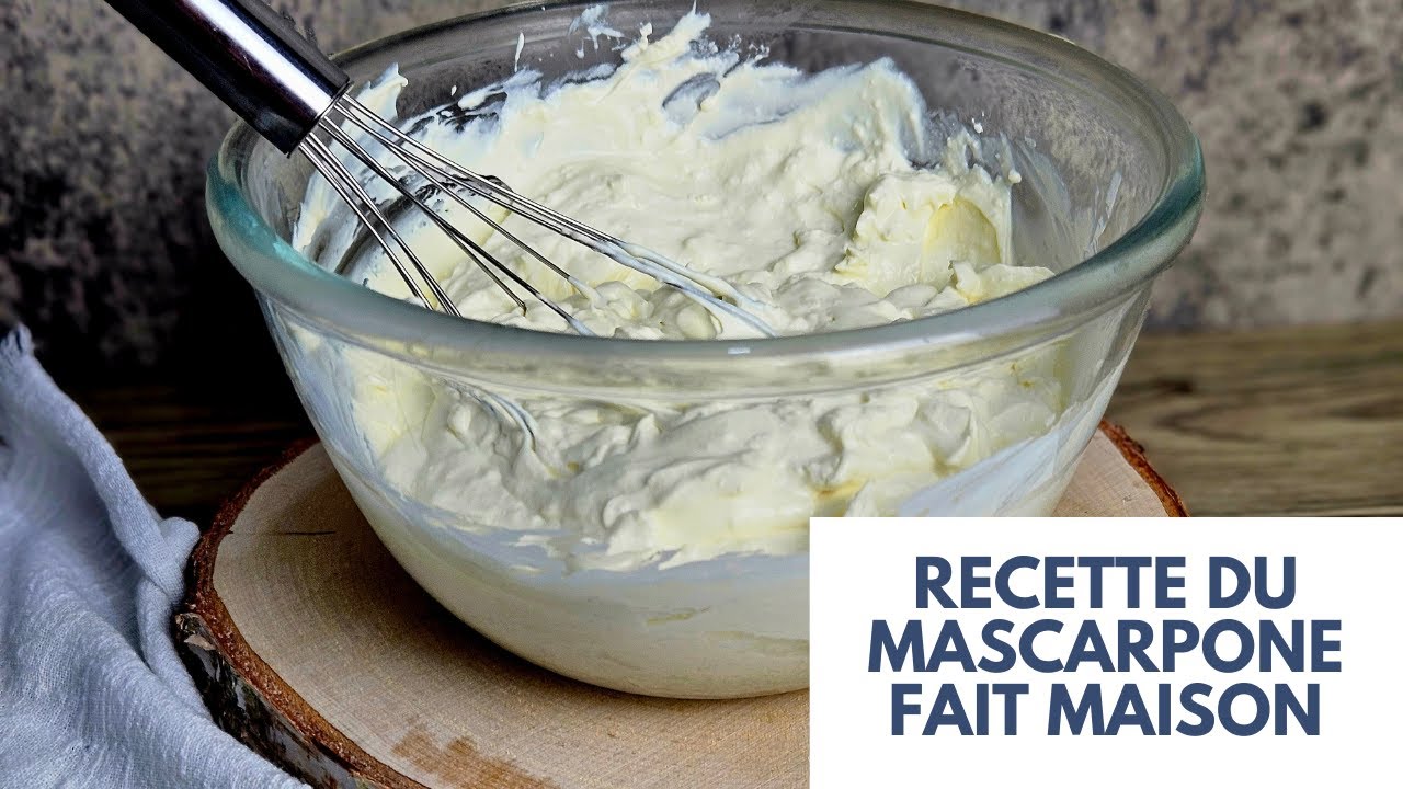 La recette du mascarpone fait maison : seulement 2 ingrédients **LACHOUFAMILY**